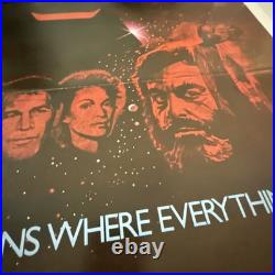 1979 VTG Original The Black Hole Movie Promotional Poster 27x41 Very Nice