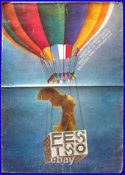 1980 Original Film Festival Poster Fest 80 Belgrade International YU Cinema