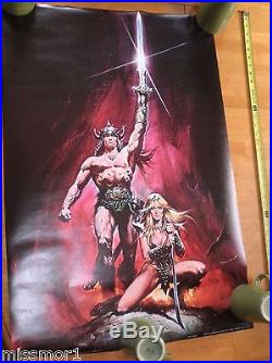 1982 Conan 1 Casaro vintage poster 23x34.5 NICE! RARE