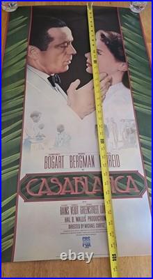 1983 Casablanca Vintage Movie Promotional Thicker Poster 21 X 36 Rolled