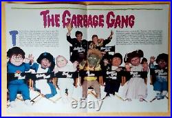 1987 GPK GARBAGE GANG OFFICIAL MOVIE MAGAZINE (withPOSTER inside) VINTAGE RARE