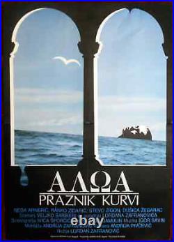 1988 Original Movie Poster Haloa Praznik Kurvi Aloa Festivity of Whores Greek
