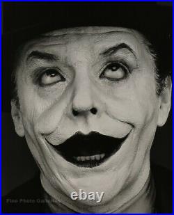 1988 Vintage HERB RITTS Batman Movie JOKER Jack Nicholson Actor Photo Art 11x14