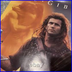 1995 Braveheart Movie Poster 2 Sided Full Size 27 X 40 Theater Edition Vintage