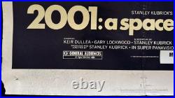 2001 A SPACE ODYSSEY (1980) RARE VINTAGE One Sheet Movie Poster KUBRICK 2001 A SPACE ODYSSEY (1980) RARE VINTAGE One Sheet Movie Poster KUBRICK