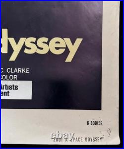 2001 A SPACE ODYSSEY (1980) RARE VINTAGE One Sheet Movie Poster KUBRICK