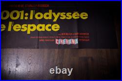 2001 A SPACE ODYSSEY Cinerama French Grande Vintage Movie Poster Original 1968