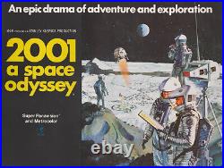 2001 A Space Odyssey Vintage Space Movie Poster