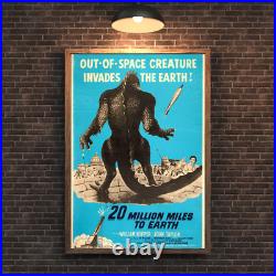 20 Million Miles to Earth 07 Movie Poster Vintage Sci-Fi Classic Poster