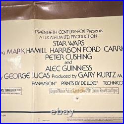 20th Century Fox 1977 Star Wars IV Original Vintage Movie Poster