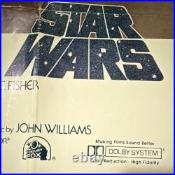 20th Century Fox 1977 Star Wars IV Original Vintage Movie Poster