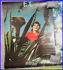 2 Original Vintage 1982 E. T. The Extra-Terrestrial Movie Posters Scandecor