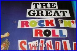 2 Vintage SEX PISTOLS Original Posters Great Rock N Roll Swindle Movie