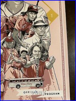 3/100 A League Of Their Own Movie Poster Art Baseball Tom Hanks mondo Sdcc vtg