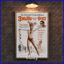 3 Nuts in Search of Bolt 02 Movie Poster Vintage Comedy Collectible Art Print