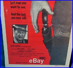 3 Vintage John Wayne Movie Posters, Chisum/Cahill/McQ