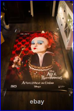 ALICE IN WONDERLAND? A French Grande Rolled Vintage Movie Poster Original 2010