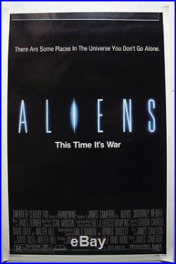 ALIENS 1986 ORIGINAL AUTHENTIC MOVIE POSTER 40x27 ROLLED VINTAGE ONE SIDED