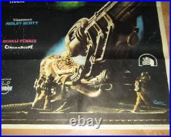 ALIEN 1979 Sigourney Weaver Vintage Original UNIQUE 27x40 Turkish Movie Poster