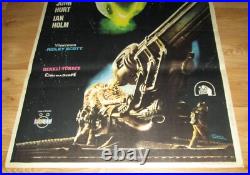ALIEN 1979 Sigourney Weaver Vintage Original UNIQUE 27x40 Turkish Movie Poster