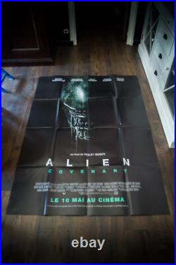 ALIEN COVENANT French Grande Vintage Movie Poster Original 2017