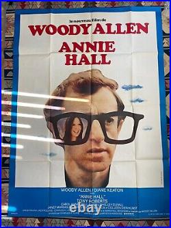 ANNIE HALL 1977 (RARE) Original Vintage French Movie Poster 4x6 ft