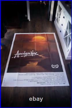 APOCALYPSE NOW? Large French Grande Vintage Movie Poster Original Fold 1979