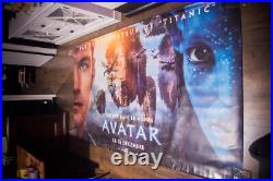 AVATAR? Huge French Vinyl Banner Vintage Movie Poster Original 2009