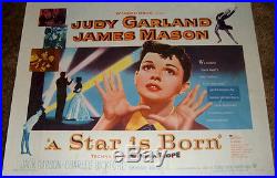 A Star Is Born Vintage Movie Poster Judy Garland Half Sheet