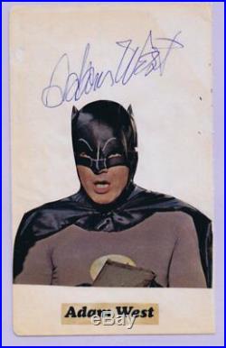 Adam West Signed Framed 29x48 Batman'66 Poster Display Vintage Signature