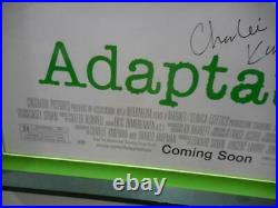 Adaptation Vintage Movie Poster autographed by 3 Spike Jonze, Cage & Kaufman