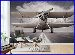 Airplane Photo Wallpaper Wall Mural WALL DECOR Giant Paper Poster Picture Image