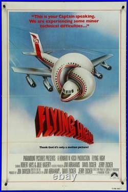 Airplane by Robert Grossman Int'l 1sh Original Vintage Folded Movie Poster