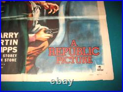 Alcatraz Movie Poster Vintage 1948 Full Sheet Marquee 27 x 41 Train To Prison