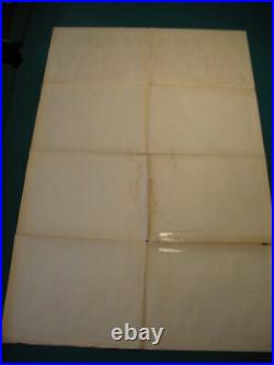 Alcatraz Movie Poster Vintage 1948 Full Sheet Marquee 27 x 41 Train To Prison