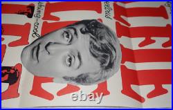 Alfie 1966 Michael Caine 14x36 Vintage Original Movie Poster