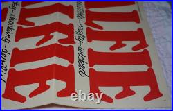 Alfie 1966 Michael Caine 14x36 Vintage Original Movie Poster