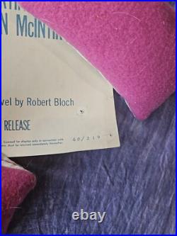 Alfred Hitchcock's PSYCHO Original Vintage Classic Movie Poster Insert 1960