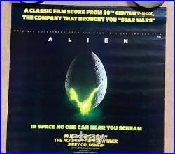 Alien The Movie Poster Original Vintage 1979 Commercial Promo No One Scream Rare