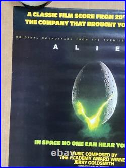 Alien The Movie Poster Original Vintage 1979 Commercial Promo No One Scream Rare