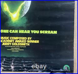 Alien The Movie Poster Original Vintage 1979 Commercial Promo No One Scream Rare