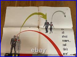 All About Eve Movie Poster Marilyn Monroe Bette Davis 1950 Vintage 27 x 41