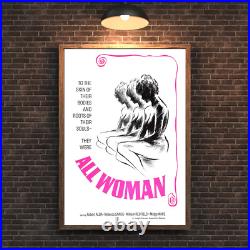 All Woman Movie Poster Vintage Drama Collectible Art Print