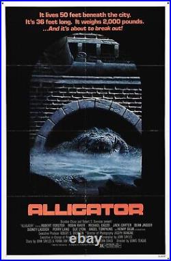 Alligator Movie Poster Vintage Horror Cult Classic Collectible Art Print