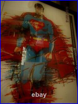 Amazing Vintage Giant Superman III Christofer Reeve Polish Framed Art Poster