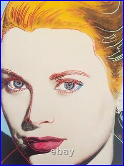Andy Warhol Estate Rare Vtg 1989 Collector's Lithograph Print Grace Kelly 1984