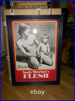 Andy Warhol's Flesh Vintage original German film poster 1968