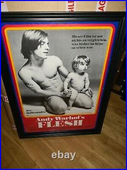 Andy Warhol's Flesh Vintage original German film poster 1968