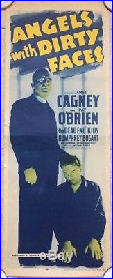 Angels With Dirty Faces Vintage R56 Insert Poster James Cagney & Pat O'brien