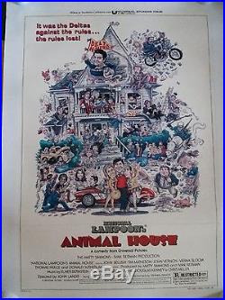 Animal House One-sheet Original Vintage Movie Poster John Belushi 1978